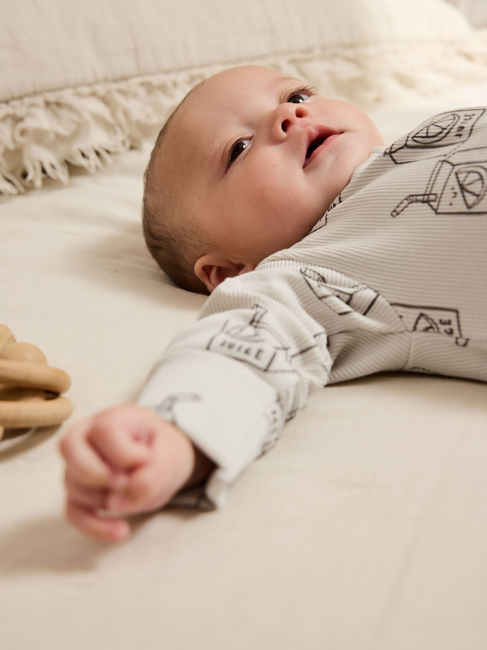 Комбинезон / Cлип для малышей Next AW3-261, 3 шт., Серый, Бежевый