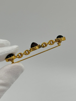 Брошь Chanel с вставкми Gripoix