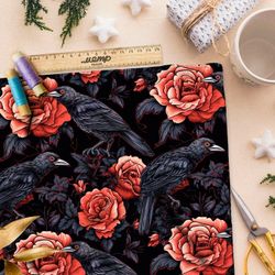 Ткань премиум Оксфорд 600D живописные розы