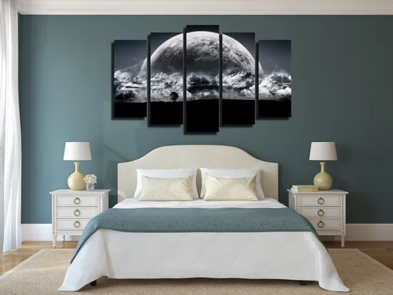 Модульная картина "Темная Луна"