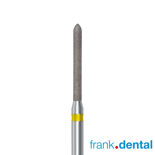 Бор алмазный желтый Frank Dental типа FG - D.879L.012.C.FG