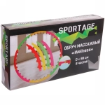 Обруч массажный с магнитными вставками «Wellness» 98 см