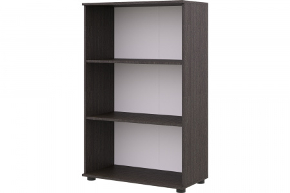 Стеллаж универсальный широкий открытый на 3 ниши серии Аргумент Венге