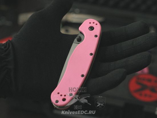 Складной нож Ontario RAT 1 Folder ONT/8866 c клинком из стали AUS-8A, рукоять GRN