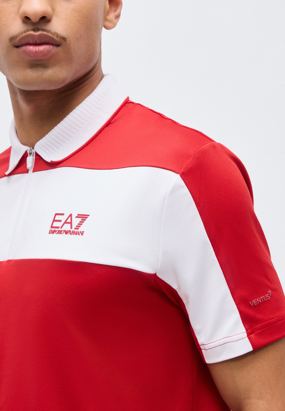 EA7 Emporio Armani TENNIS PRO - Футболка-поло - Красный
