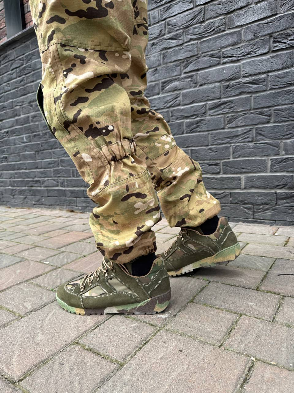 Тактический костюм горка с наколенниками и налокотниками лайт мультикам