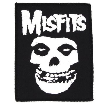 Нашивка Misfits череп+надпись (938)