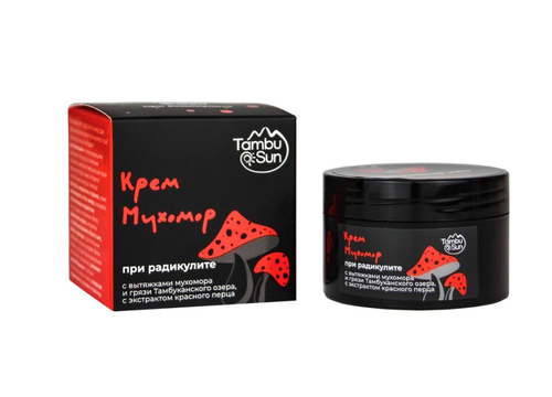 Крем «Мухомор при радикулите» TambuSun, пластик 50 мл