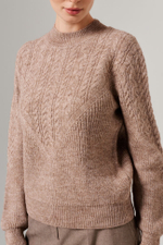 23094 Джемпер женский (бежево-серый)