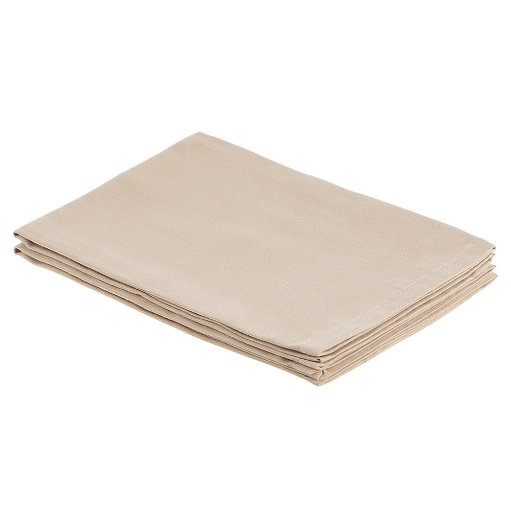 Набор из двух салфеток сервировочных из хлопка бежевого цвета из коллекции essential, 45х45 см