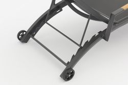 Andy, лежак антрацит, алюминий