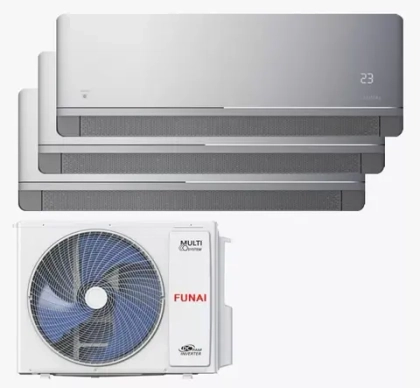 Мульти сплит-система Funai на 3 комнаты (20+20+20 кв.м.) серия KAGAMI