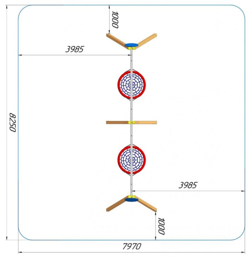 Качели Гнездо-Двойные КЧ-34