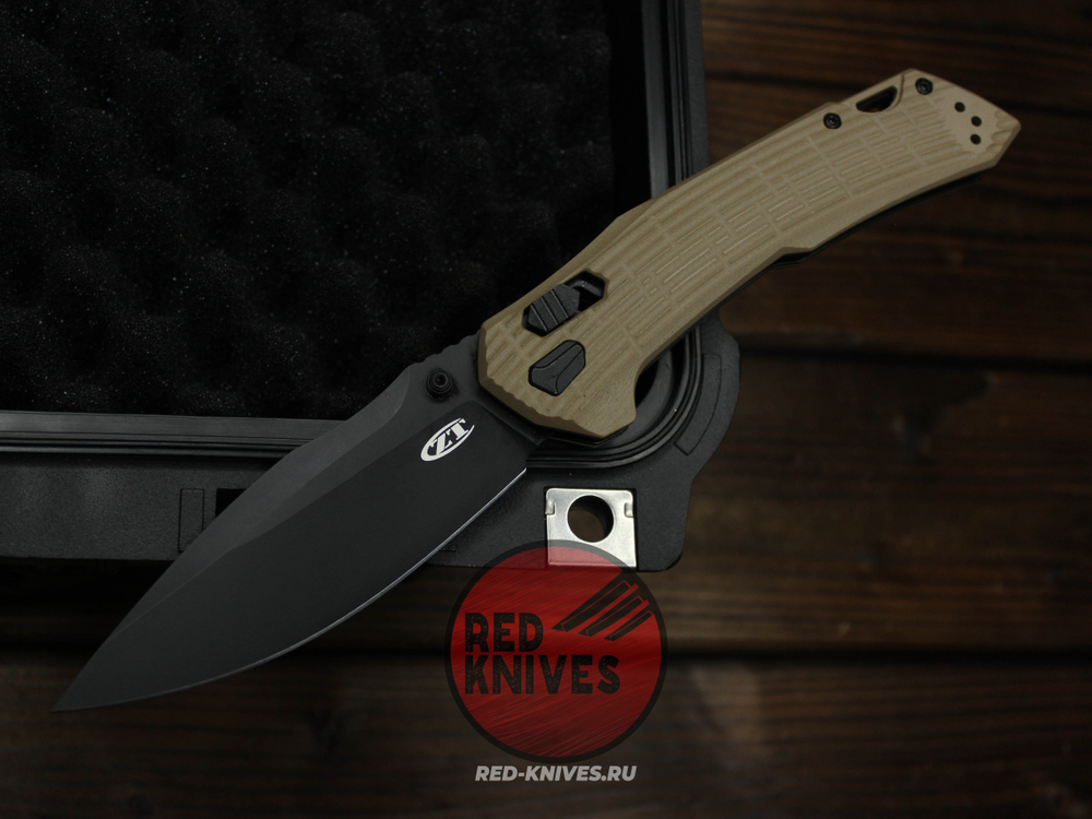 Нож Zero Tolerance 0203 - рукоять Desert, клинок черный
