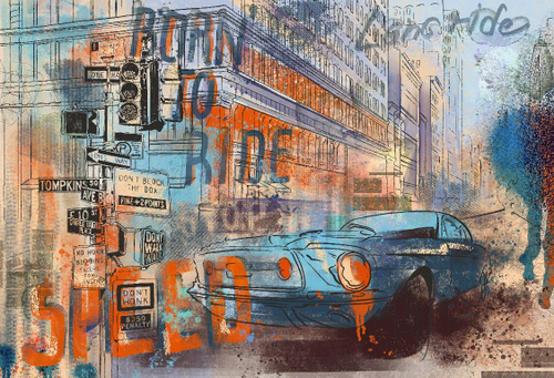 Города 1 №58 Фотообои и Фрески ручной работы