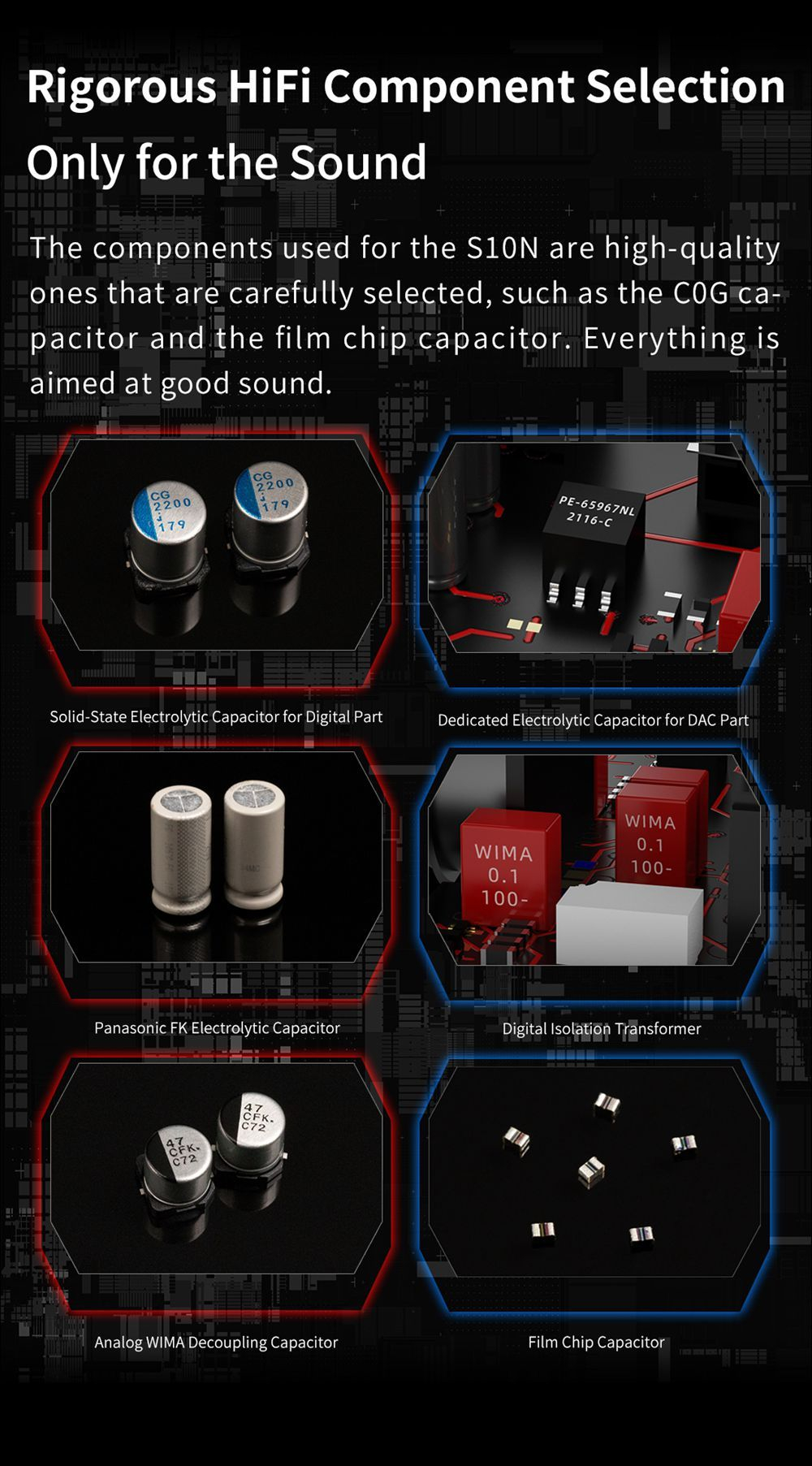 Аудиоплеер Aune S10N, медиаплеер, стример, проигрыватель, серебристый