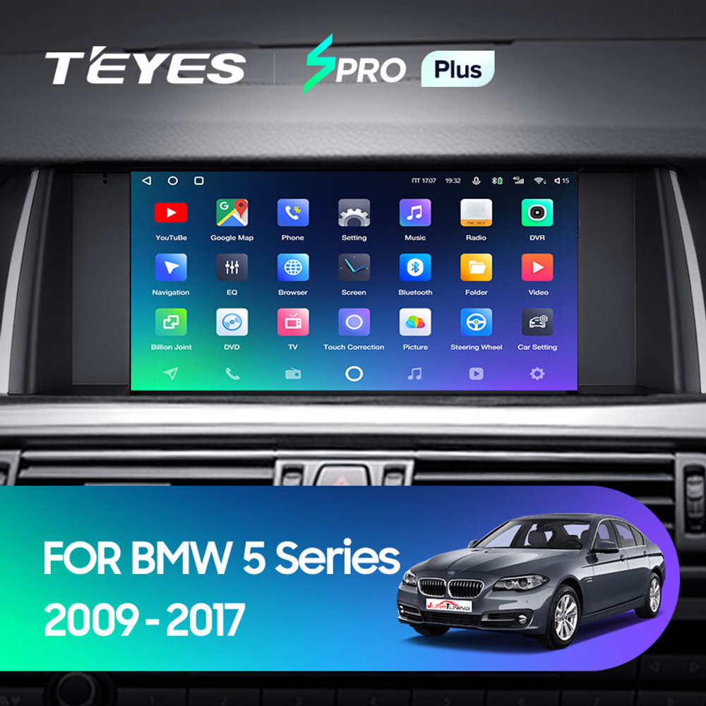 Teyes SPRO Plus 9"для BMW 5-Series F10 F11 2009-2017