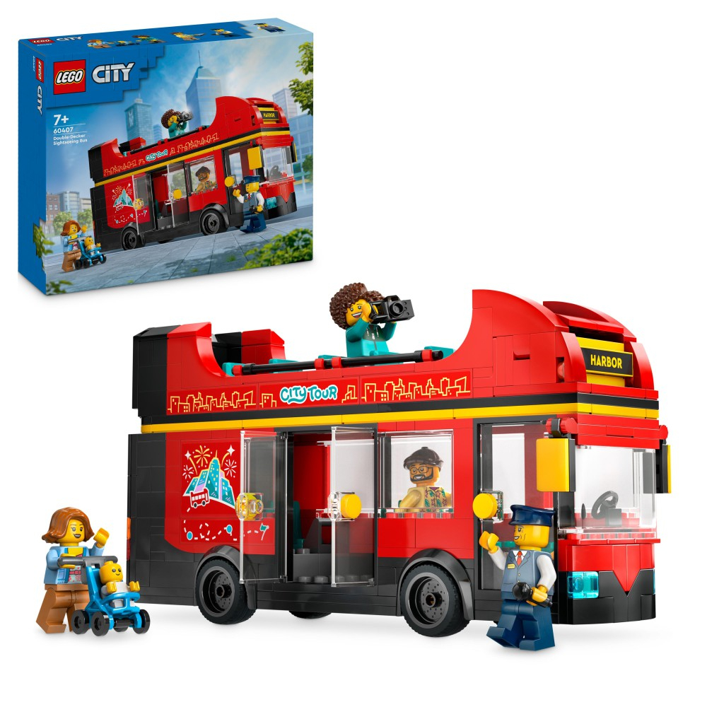 LEGO City - Красный, двухэтажный автобус 60407