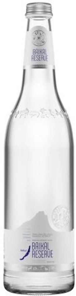Вода природная минеральная Байкал Резерв Газированная / Baikal Reserve Sparkling 0.75 - стекло