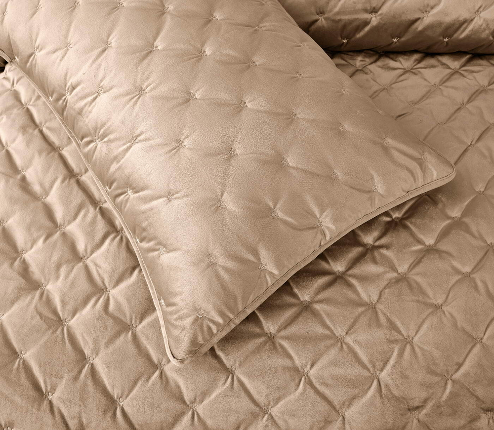 Покрывало 160x220 Sofi De MarkO Лея бежевое