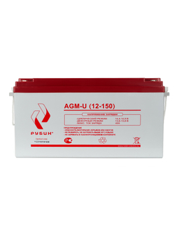Аккумулятор РУБИН 12V 150Ah AGM