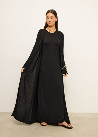 Платье NARINA с закрытым декольте, чёрный