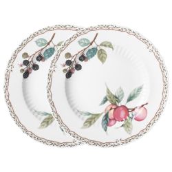НАБОР ТАРЕЛОК ОБЕДЕННЫХ LEFARD "FRUIT GARDEN" 2 ШТ. 25,5 СМ (КОР=16НАБ.)