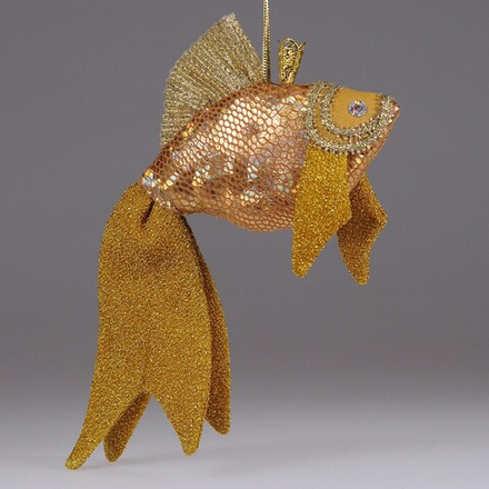 Ёлочная игрушка Золотая Рыбка