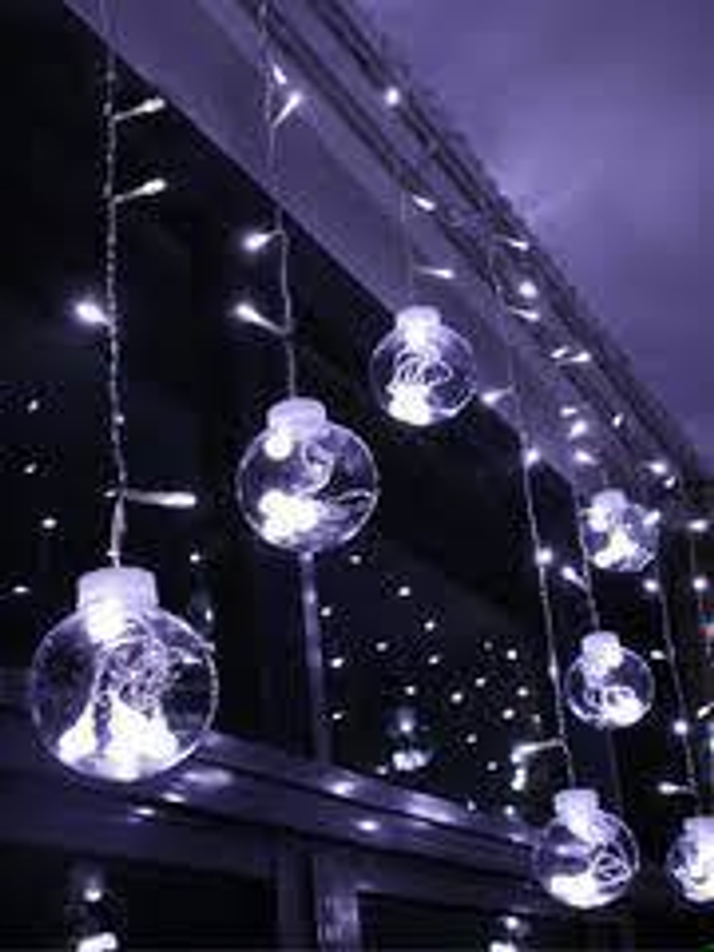 Занавес шары с росой