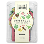 TonyMoly, Super Food Beauty Mask Bowl Set, 6 шт., 21 г (0,74 унции)