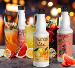 Основа (концентрат) для напитка WATSON SAYS Манго - Маракуйя 1кг, для пуншей, чаёв, лимонадов, коктейлей