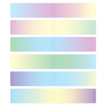 Закладки для книг МАГНИТНЫЕ "GRADIENT" набор 12 шт. 60x20 мм BRAUBERG (4 штуки в упаковке)