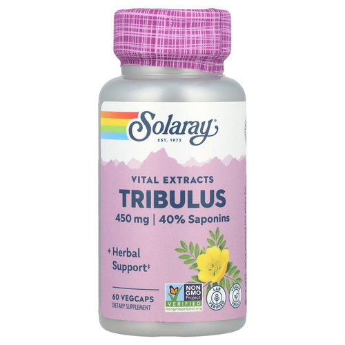 Solaray, Vital Extracts, якорцы, 60 растительных капсул