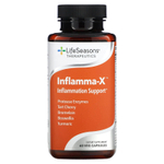 LifeSeasons, Inflamma-X™, поддержка при воспалении, 60 растительных капсул