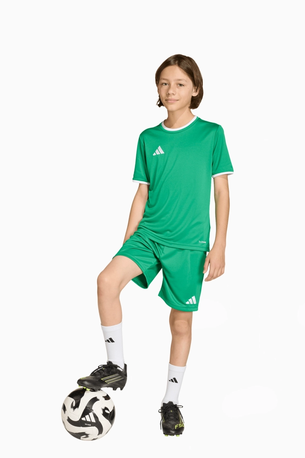 Футболка adidas Entrada 26 Junior - зеленый