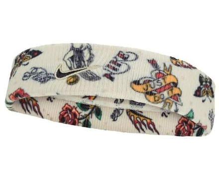 Повязка на голову Nike Swoosh Headband - light khaki/picante red/black