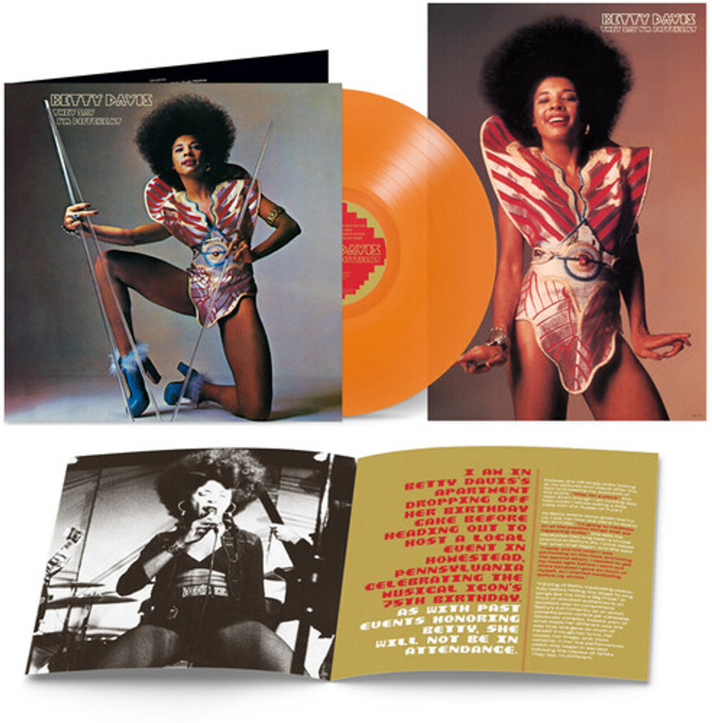 Betty Davis - They Say I'm Different - USA, Orange Vinyl