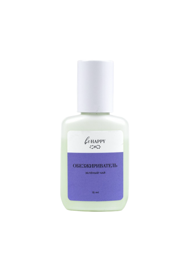 Обезжириватель слабокислотный ЗЕЛЕНЫЙ ЧАЙ Be Happy 15мл