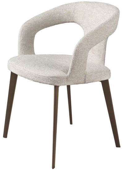 Стул 4173 из ткани цвета слоновой кости