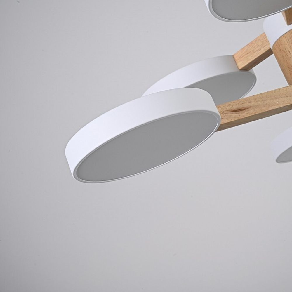 Люстра на штанге Imperiumloft TURNA White TURNA-DBL01