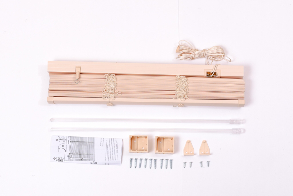 Жалюзи пластиковые, бежевый