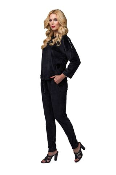 Спортивный костюм на кулиске (Размер: XXL) (Цвет: черный)