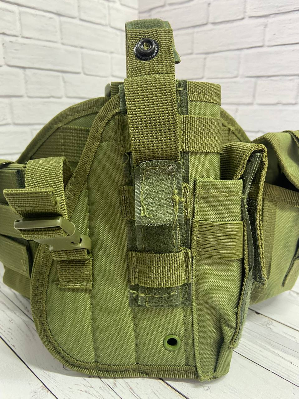 Тактическая набедренная кобура / олива