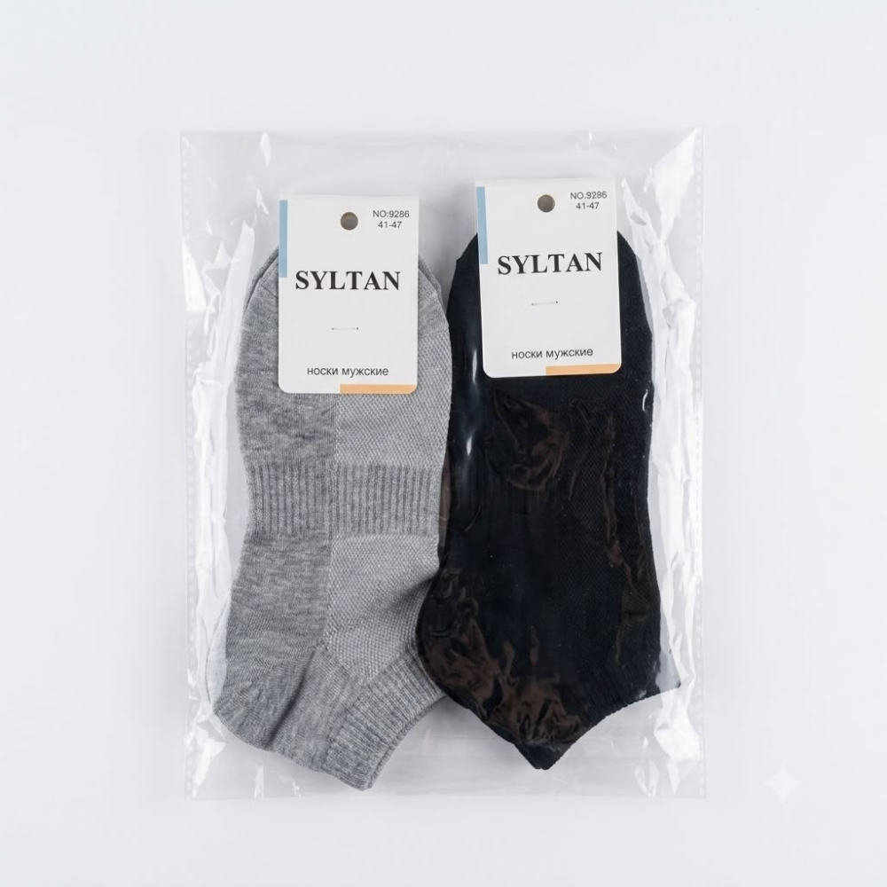 Носки мужские тонкие короткие Syltan 41-47