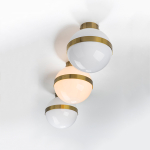 812111 Люстра GLOBO 1х40W E14 БРОНЗА/БЕЛЫЙ