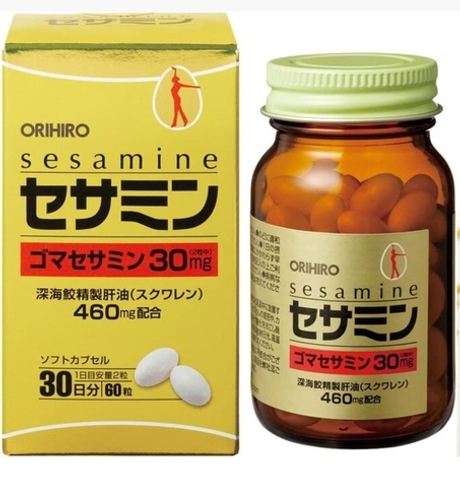 ORIHIRO Sesamin - полезная комбинация сезамина и сквалена