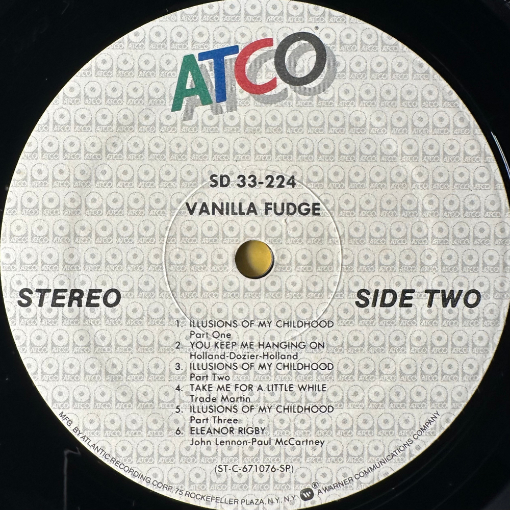 Vanilla Fudge ‎– Vanilla Fudge (США)