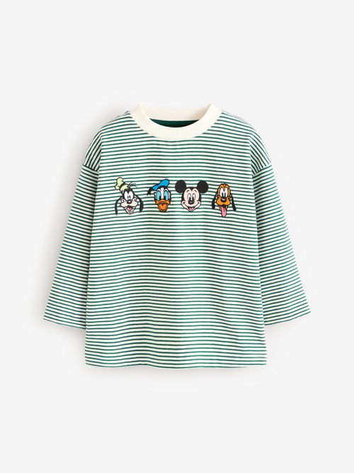 Лонгслив для мальчика Next B58-107, Молочный, Зеленый