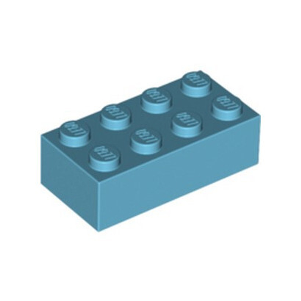 Lego Кирпич 2x4 (средне-лазурный) 3001 / 4625629