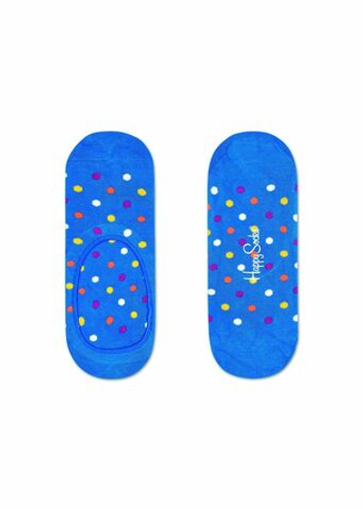 Носки-следки Dot Liner Sock в цветной горошек (Размер: 25) (Цвет: темно-синий)